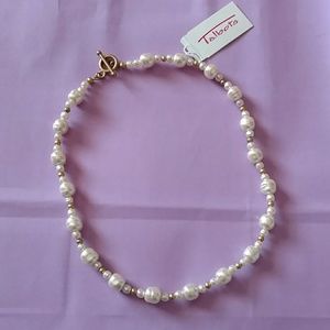 NWT Talbots Pearl Necklace Choker